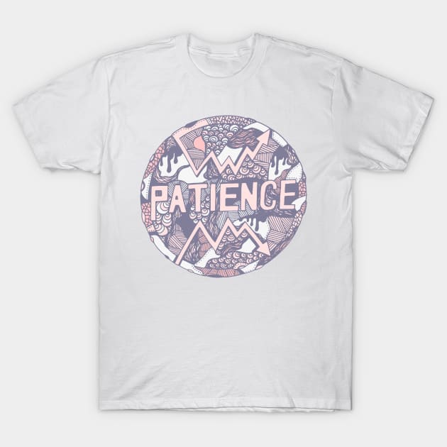 Npink Circle of Patience T-Shirt by kenallouis